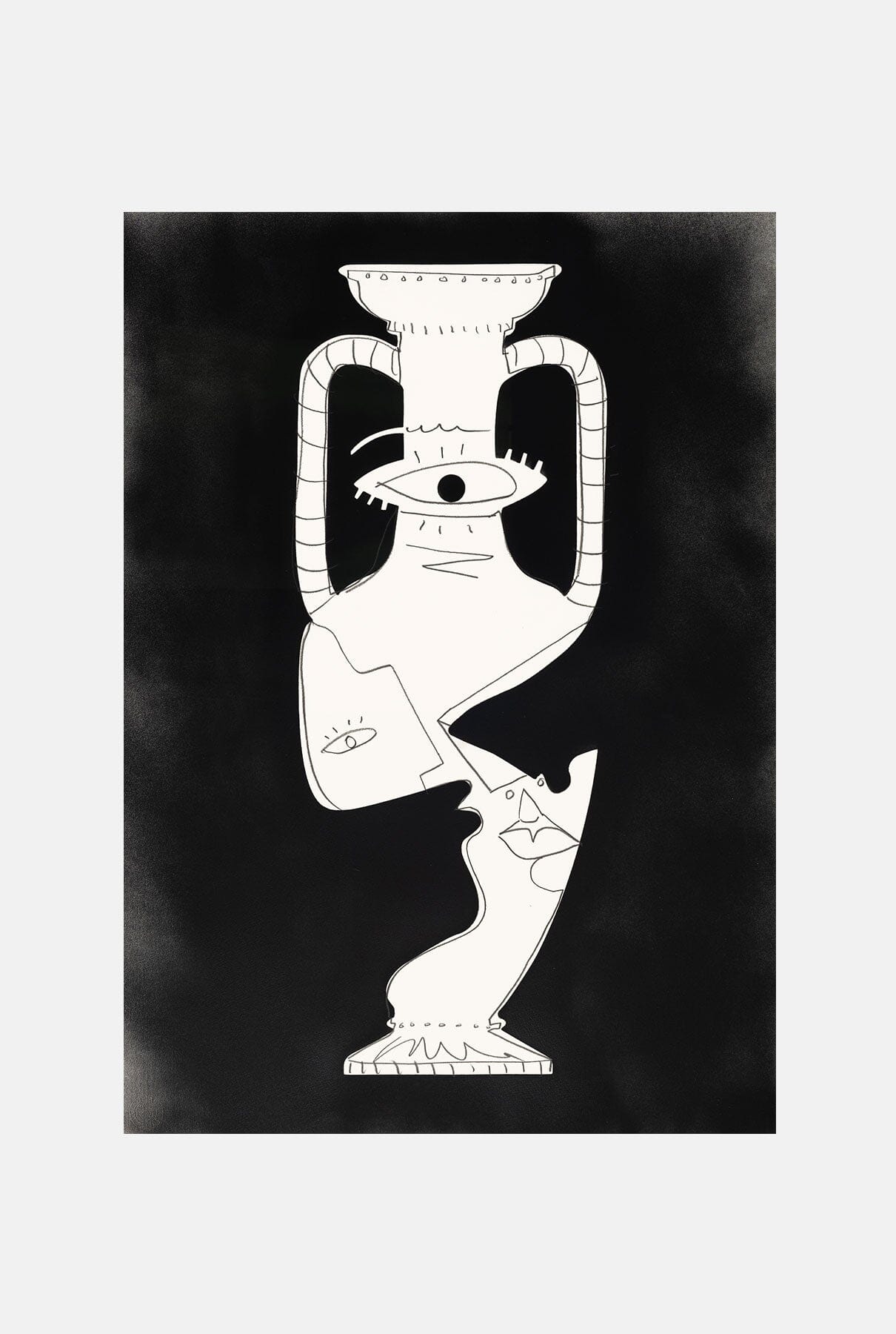 Three different perspectives Paintings Máscaraqueespalda