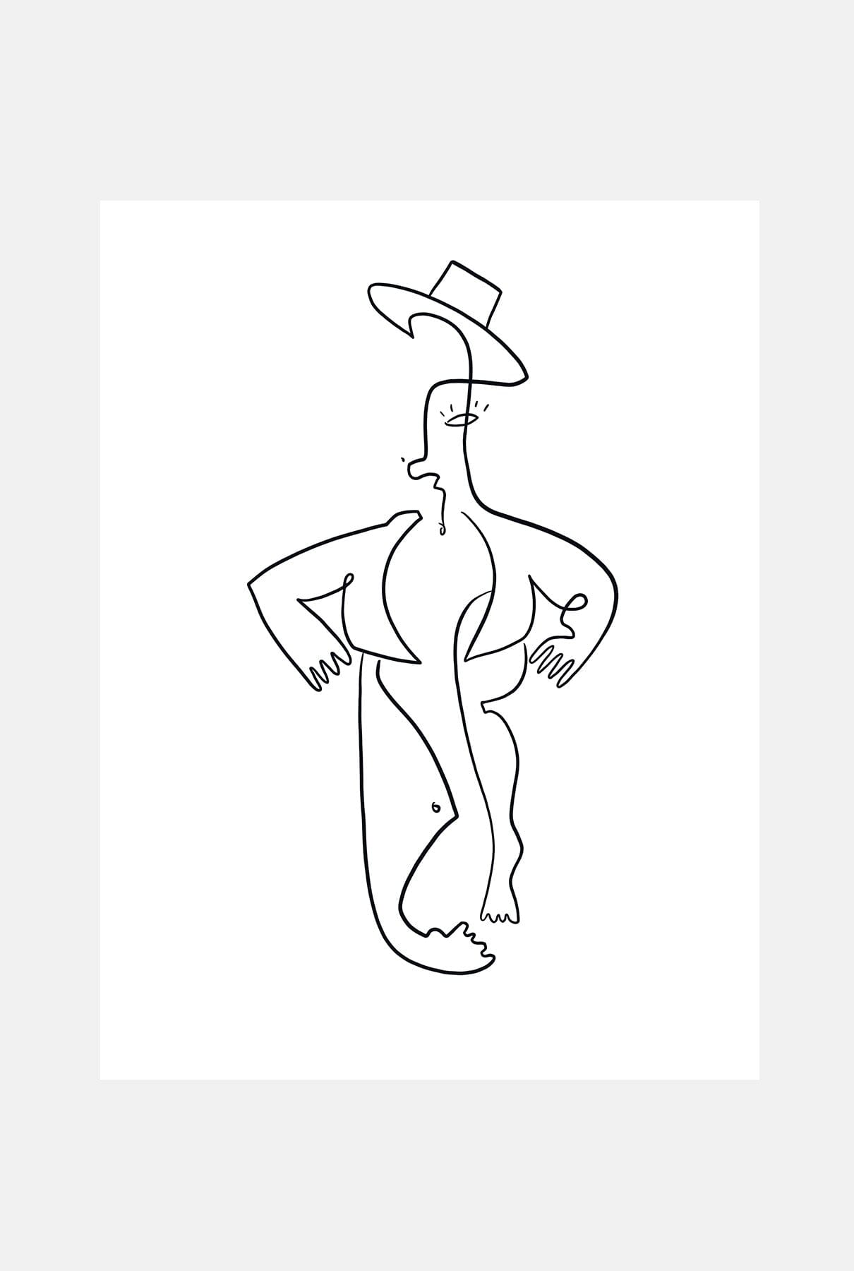 Tio Pepe Paintings Máscaraqueespalda