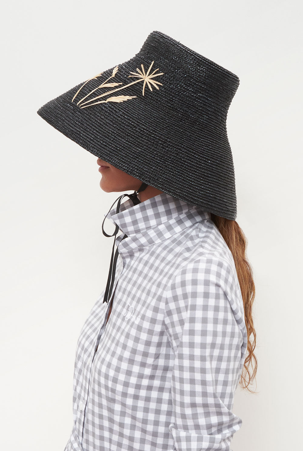 Ula bordado flores Sombreros Nana Golmar