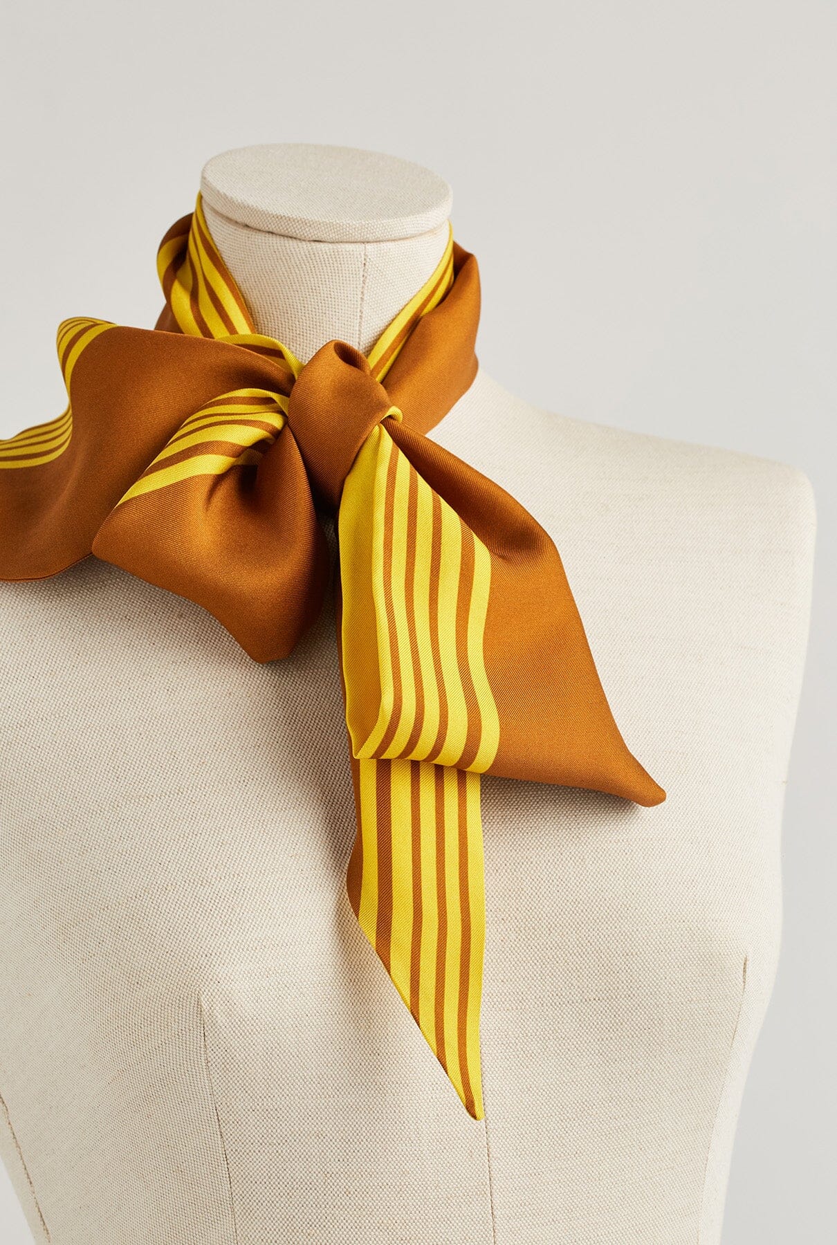 Vero Stripe - limon Foulards & Scarves Van Hise