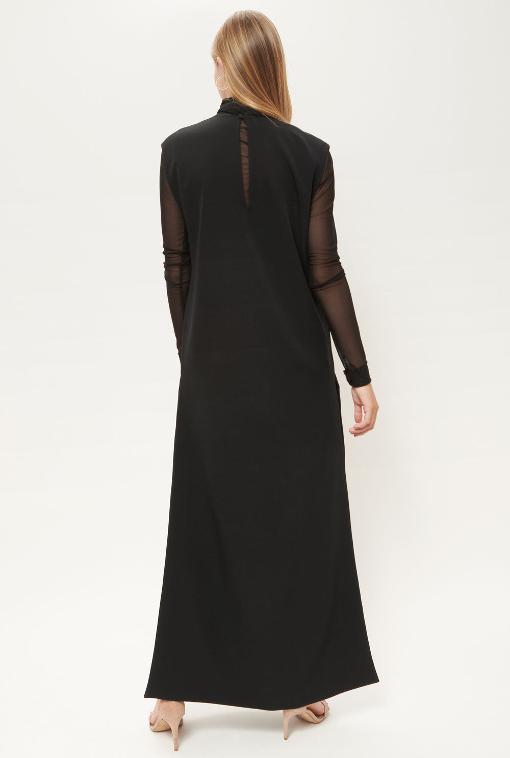 Vestido Maxi Pétalos Sin Mangas. Pre-Order Vestidos Juan Vidal