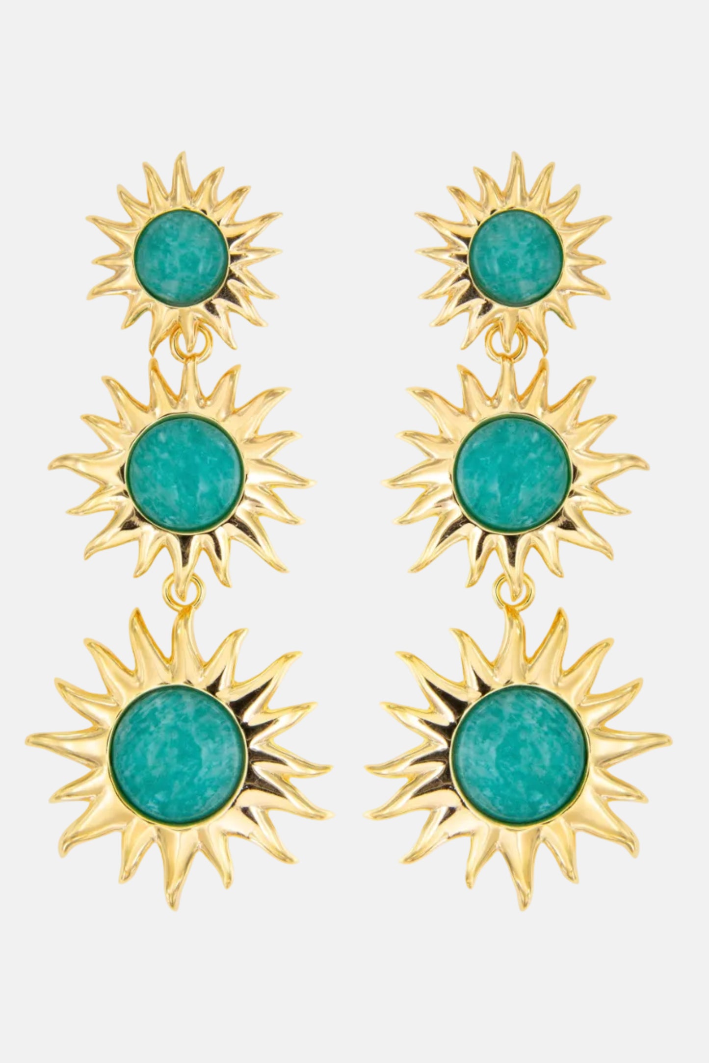 Colgantes Sol Fascinante Final Amazonita
