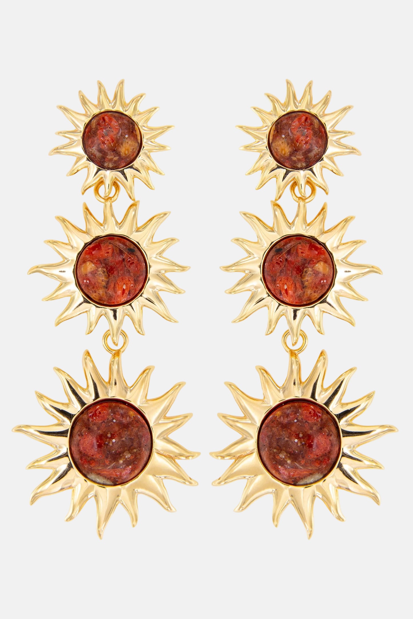 Colgantes Sol Fascinante Final Coral