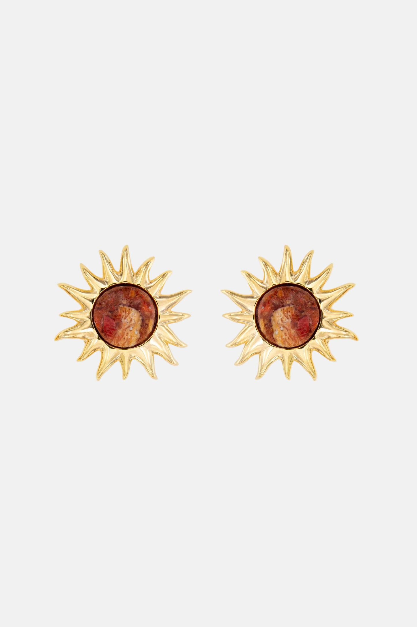 Pendientes Sol Fascinante Coral