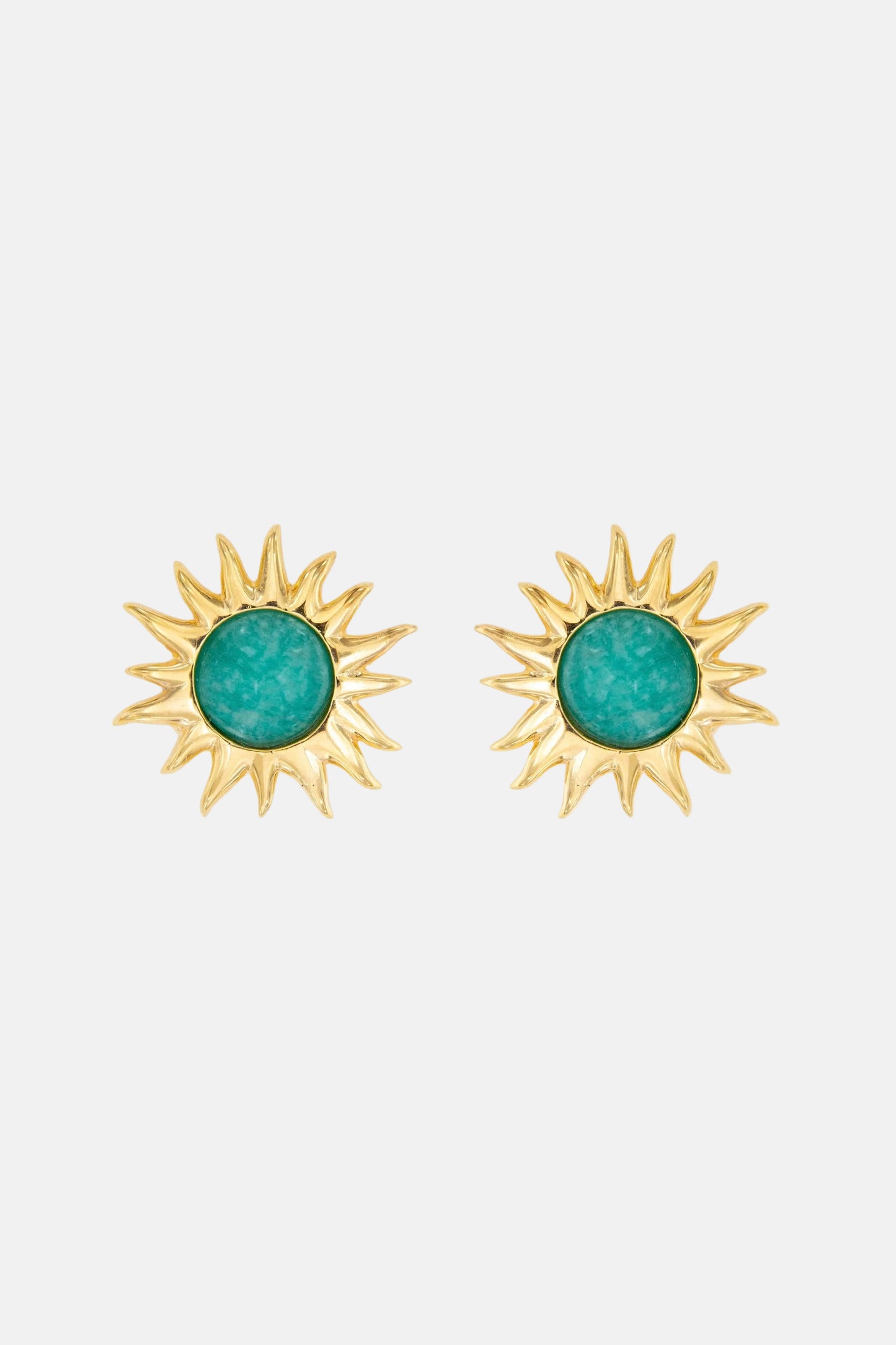 Pendientes Sol Fascinante Amazonita
