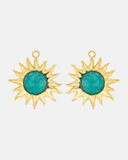 Colgantes Sol Fascinante Final Amazonita