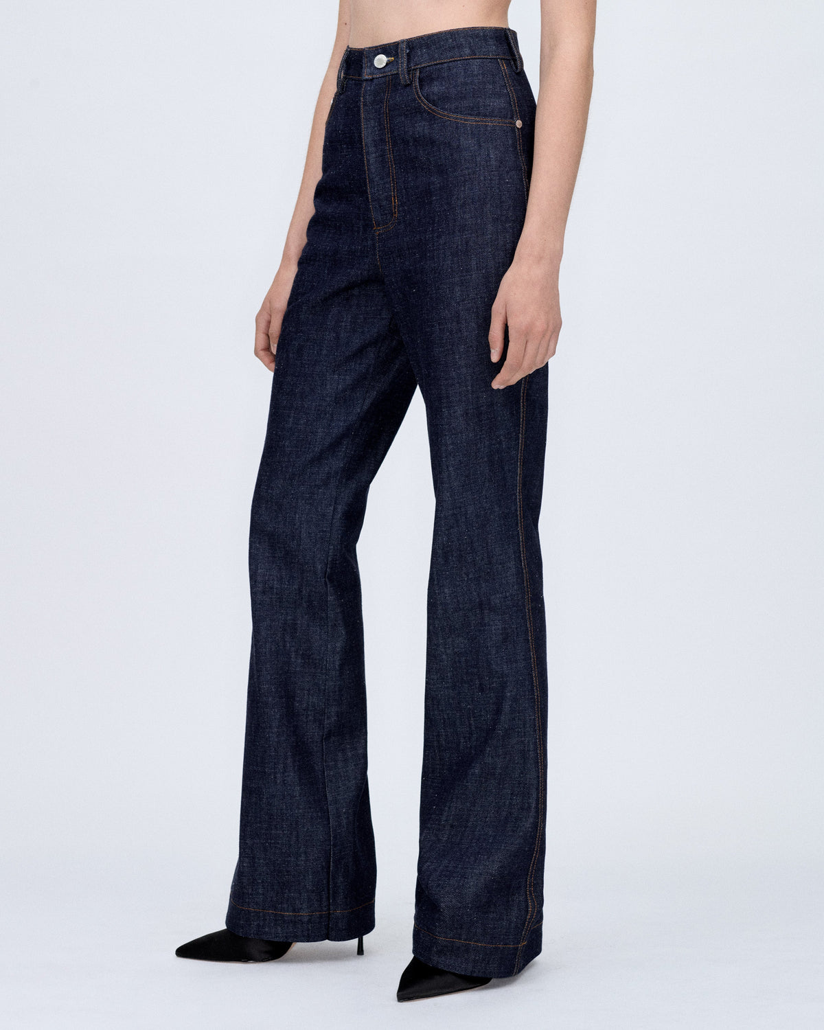 Pantalones acampanados Indigo Ass-Air para mujer