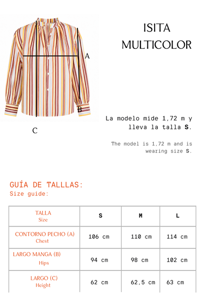 CAMISA ISITA MULTICOLOR