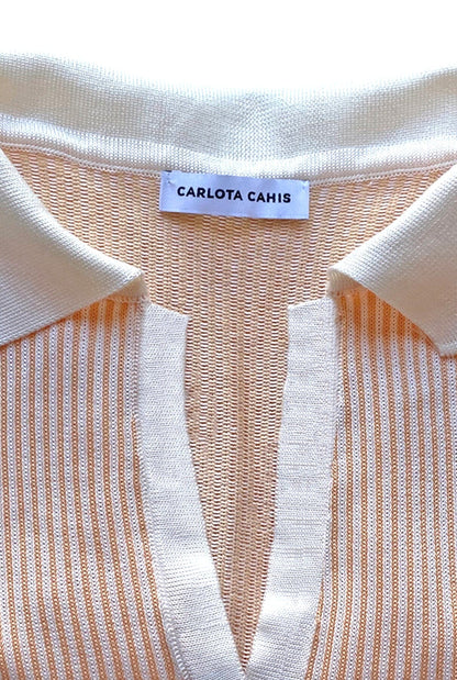 70's Polo Cream T-Shirts & tops Carlota Cahis 