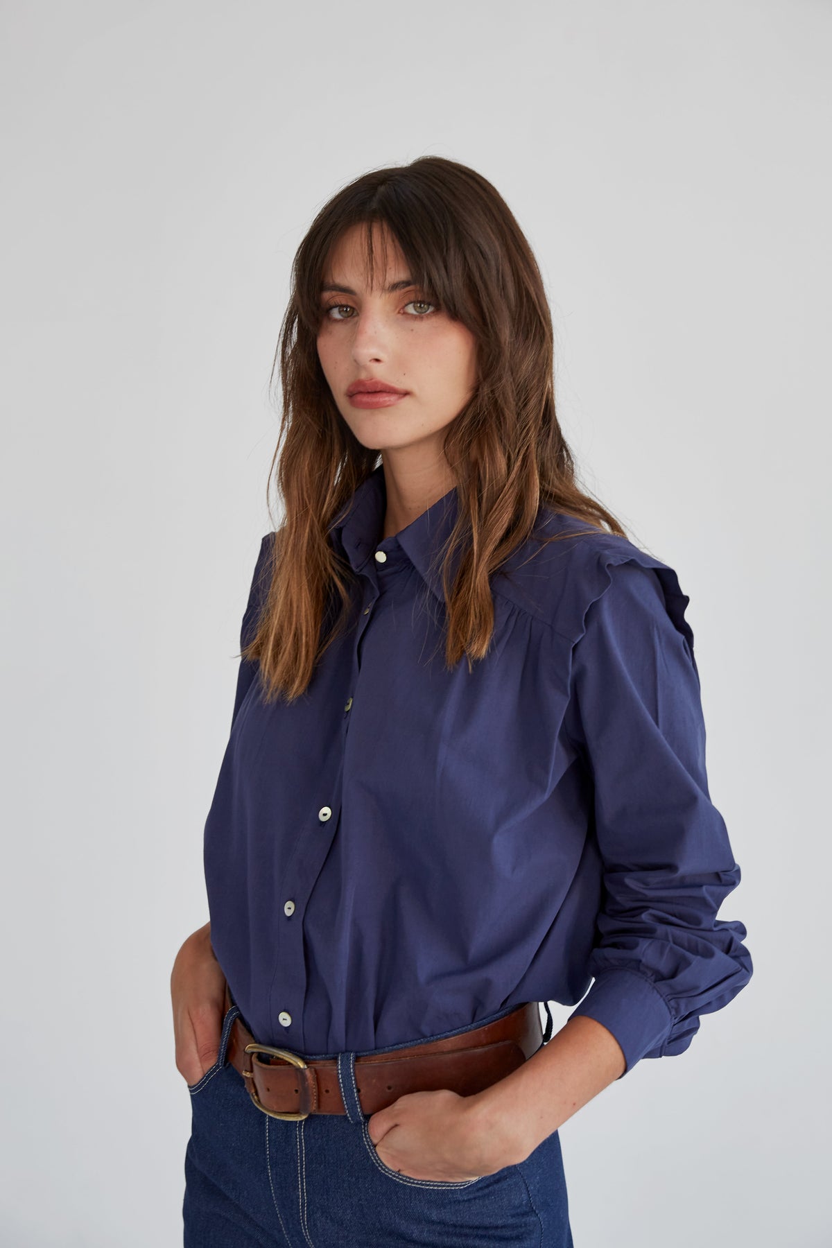 Camisa Marieta Marino