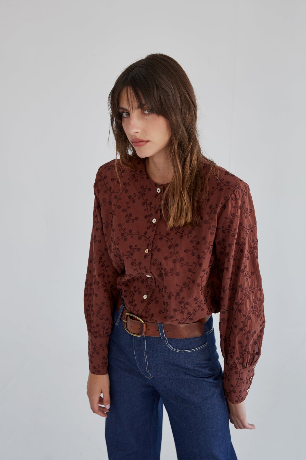 Camisa Marisa marrón