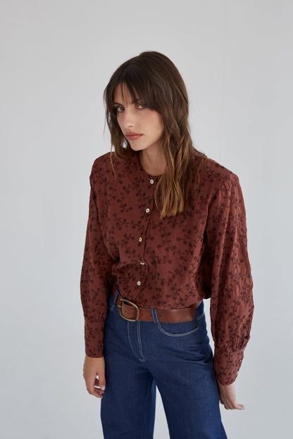 Camisa Marisa marrón