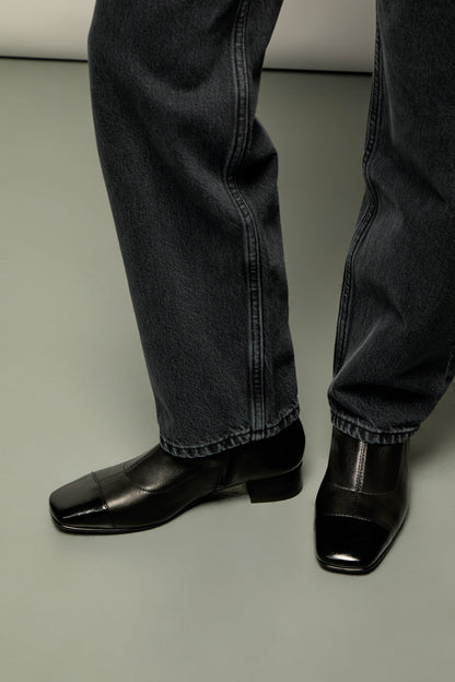 Laurie Ankle Boots Black Leather