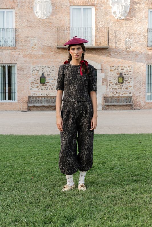 Pantalones fruncidos Colette Green