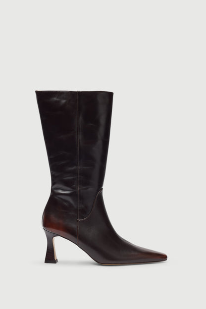 Florence Boots in Brown Leather