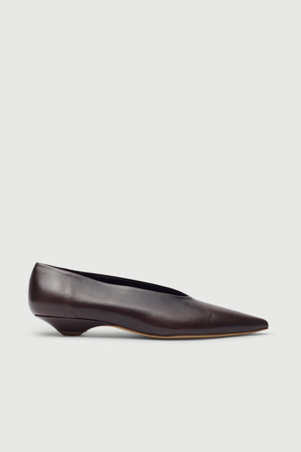 Freya Pumps in Brown Leather