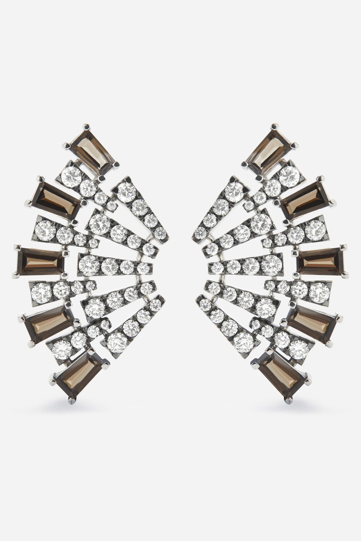 Pendientes Smoky Club L Cuarzo