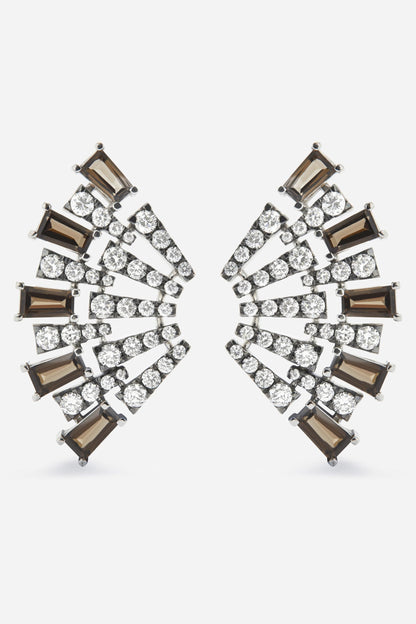Pendientes Smoky Club L Cuarzo