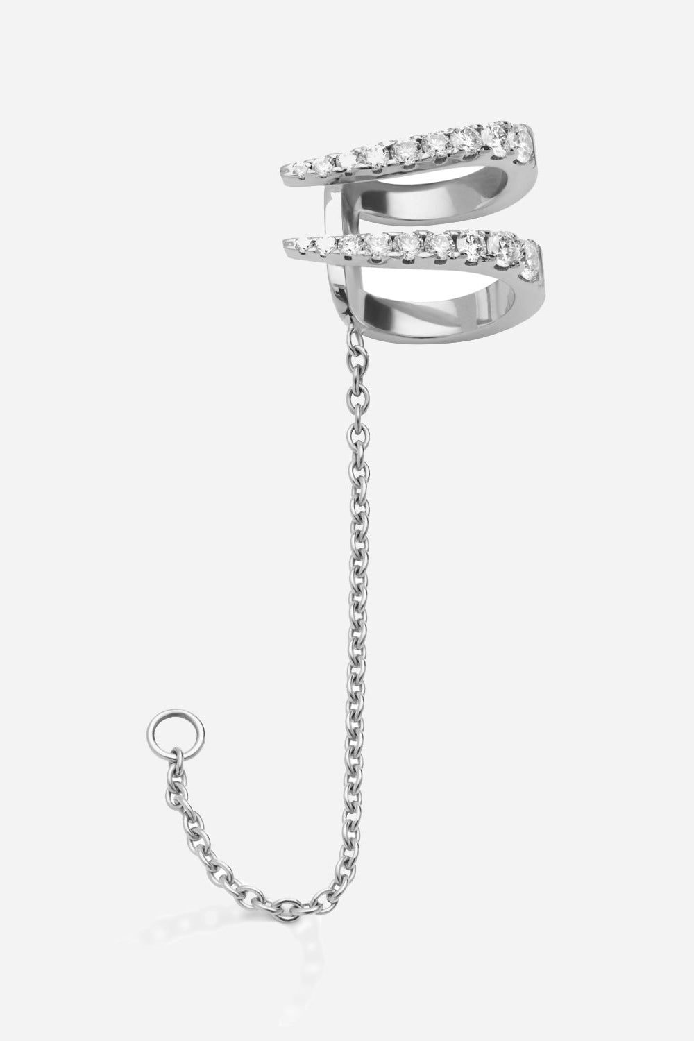 Ear Cuff Jardín de Aire diamantes
