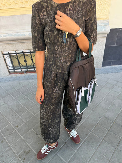 Pantalones fruncidos Colette Green