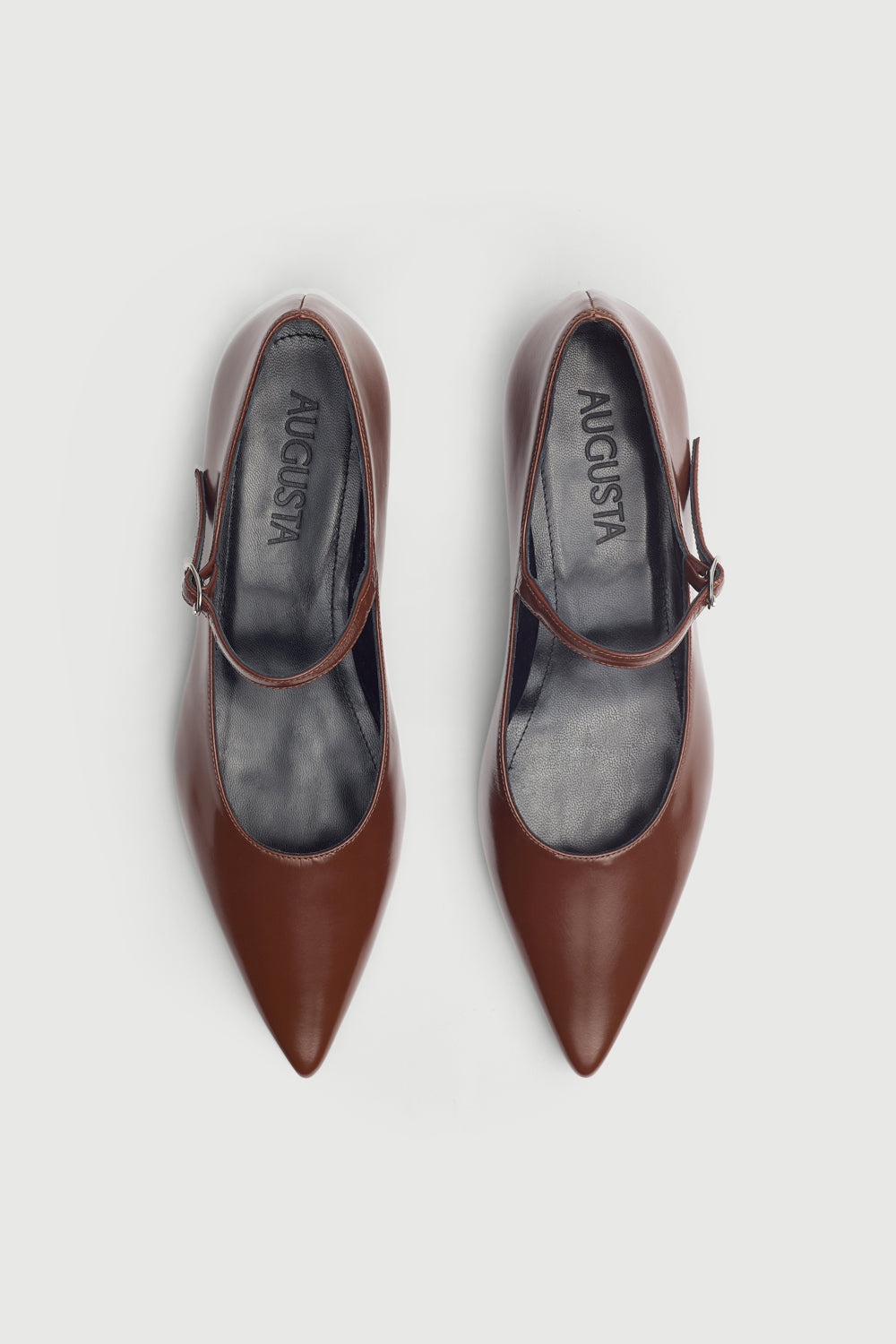 Paloma Mary Janes in Caramel Leather