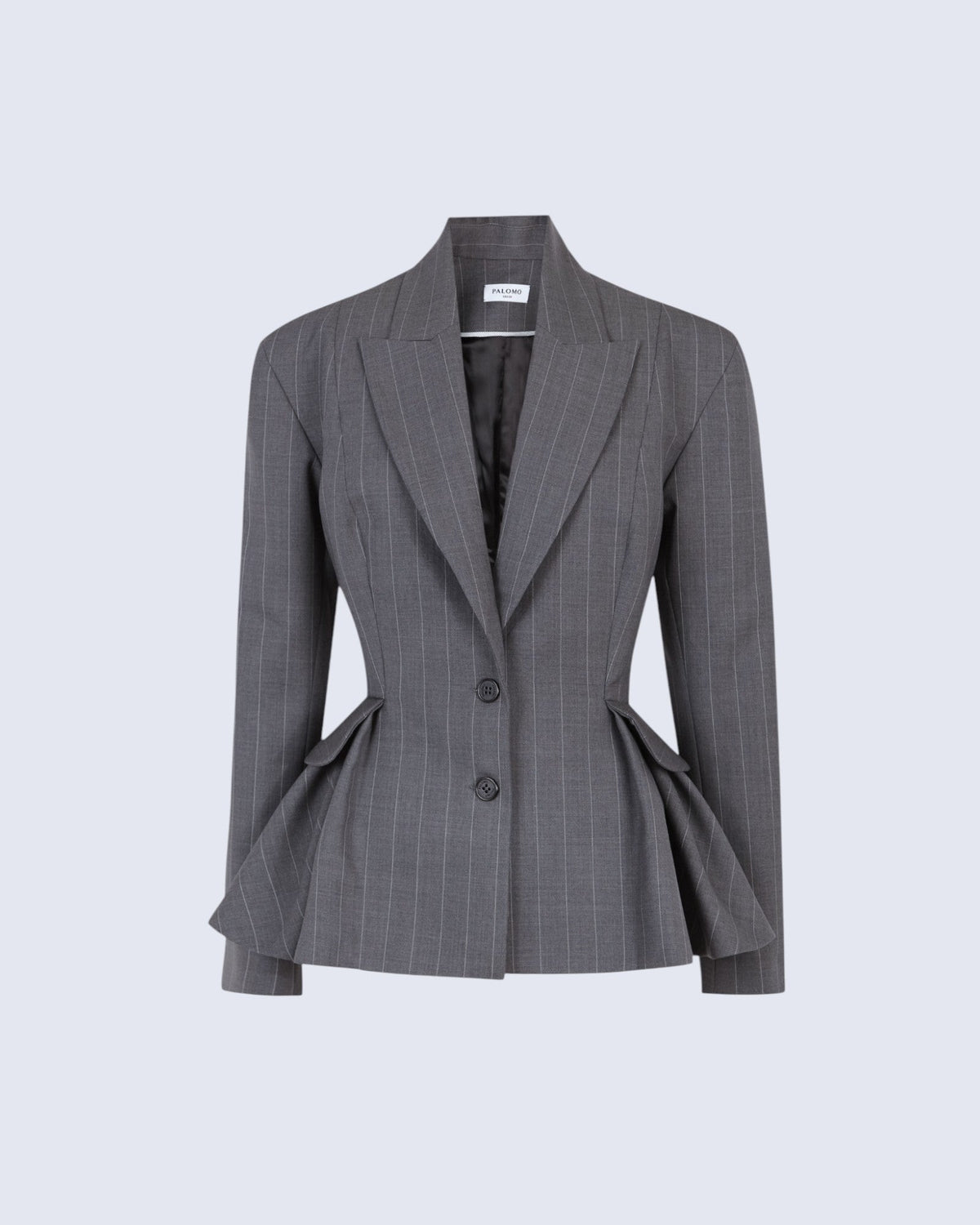 PRE ORDER | Peplum Pinstripes Blazer