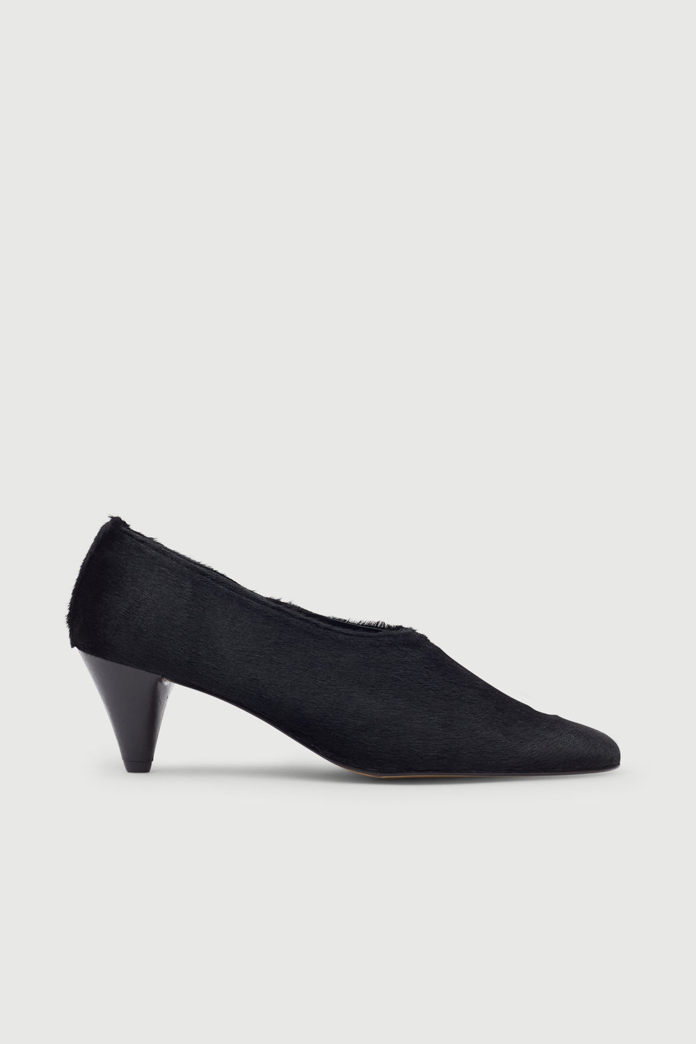Taylor Pumps in Black Calf Hair