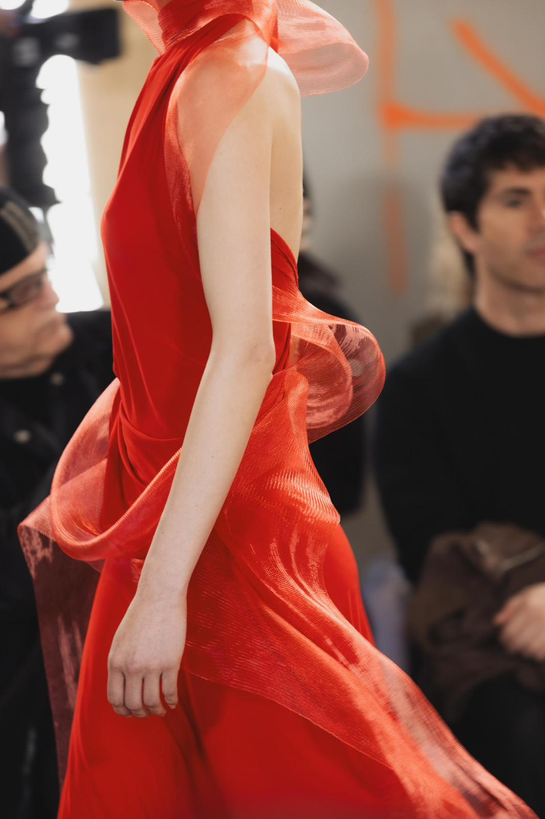 Draped Halter Top in Silk Jersey