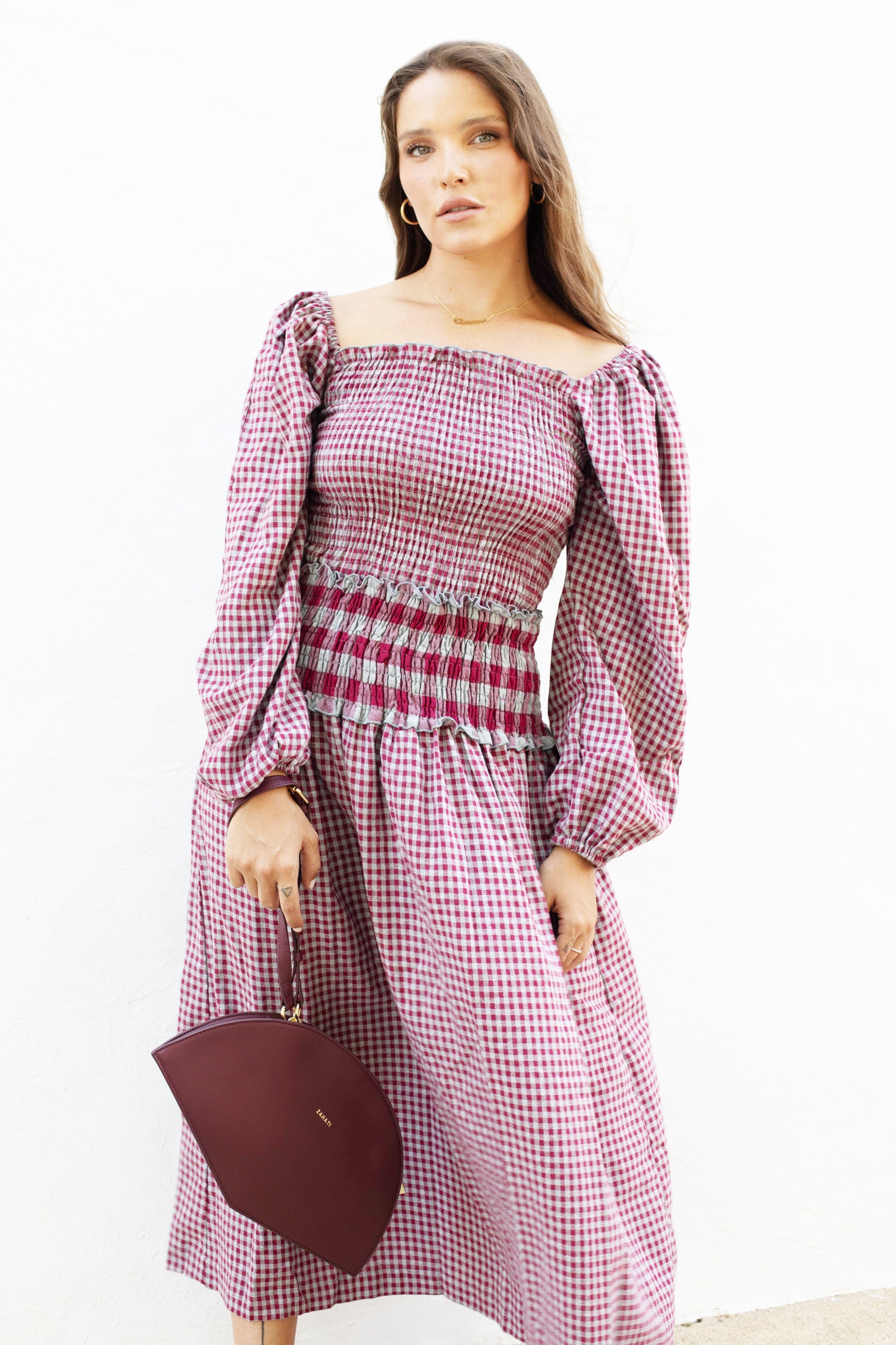 Abanico Lissé Burdeos Zahati 