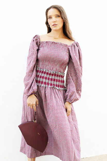 Abanico Lissé Burdeos Zahati 