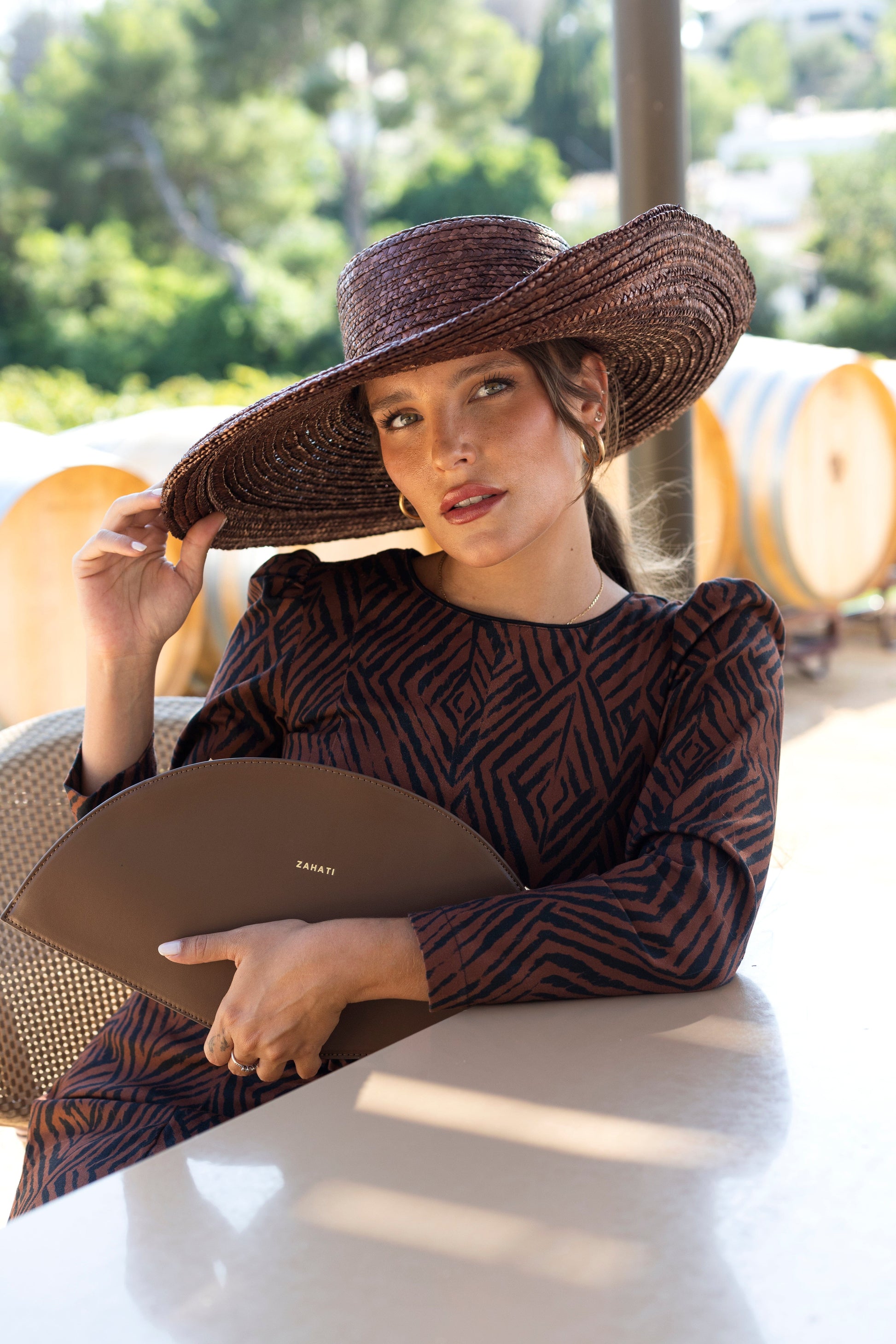 Abanico Lissé Chocolate Zahati 