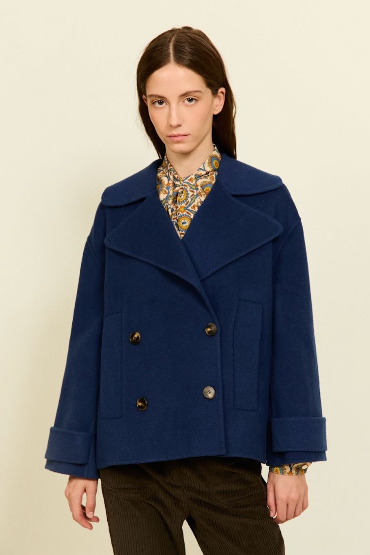 ABRIGO CALLIE AZUL MARINO Philippa 1970 