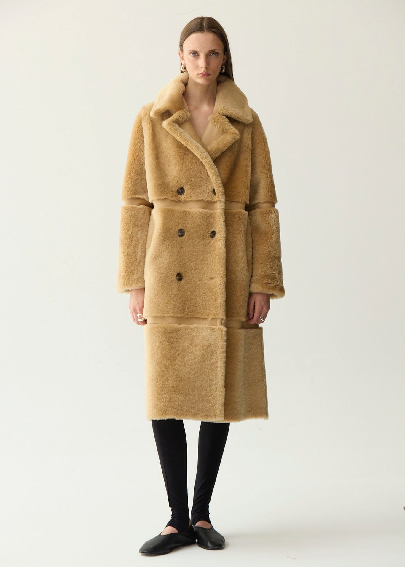 Abrigo largo de pelo piel Miguel Marinero 