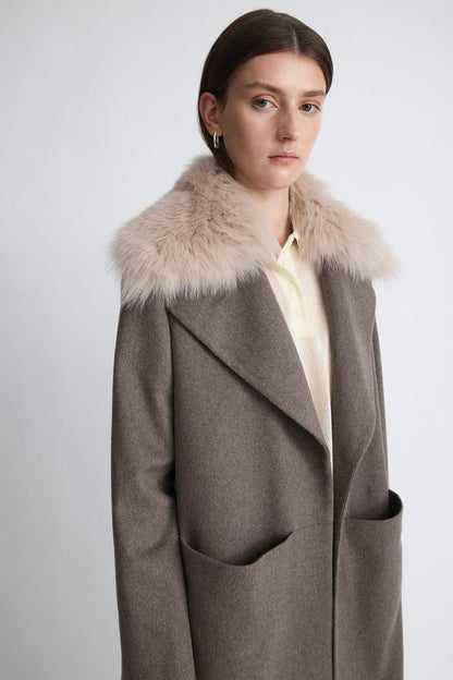 Abrigo largo icono gris Coats Miguel Marinero 