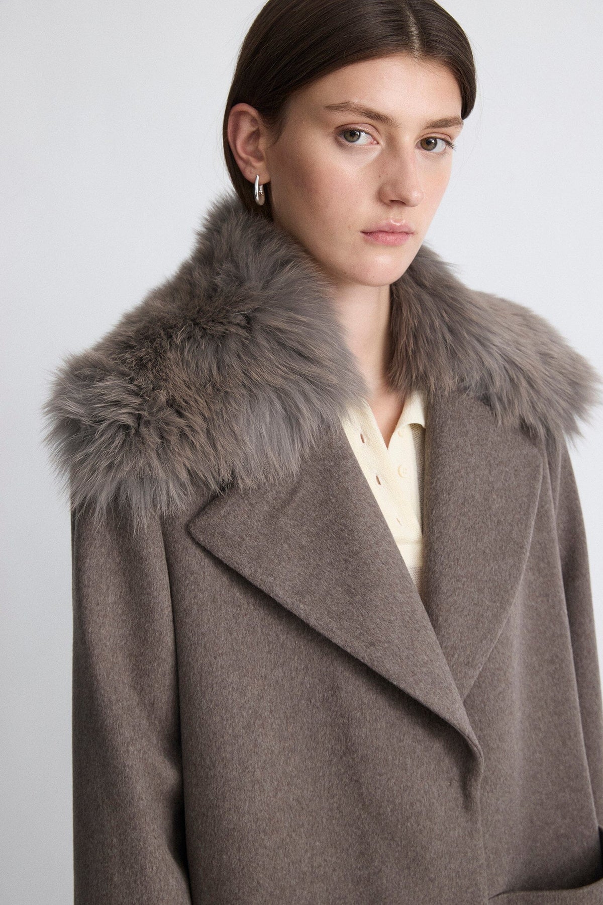 Abrigo largo icono gris Coats Miguel Marinero 