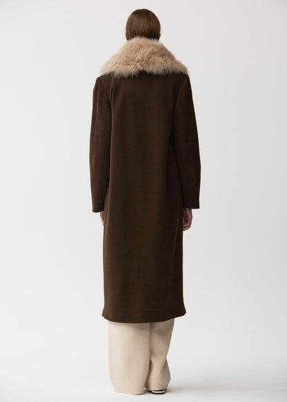 Abrigo largo icono marrón Abrigos Miguel Marinero 