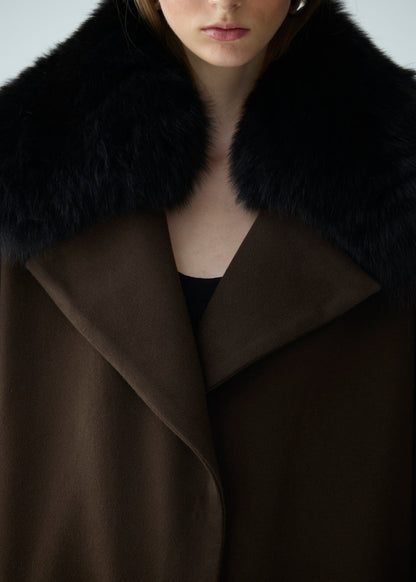 Abrigo largo icono marrón Abrigos Miguel Marinero 