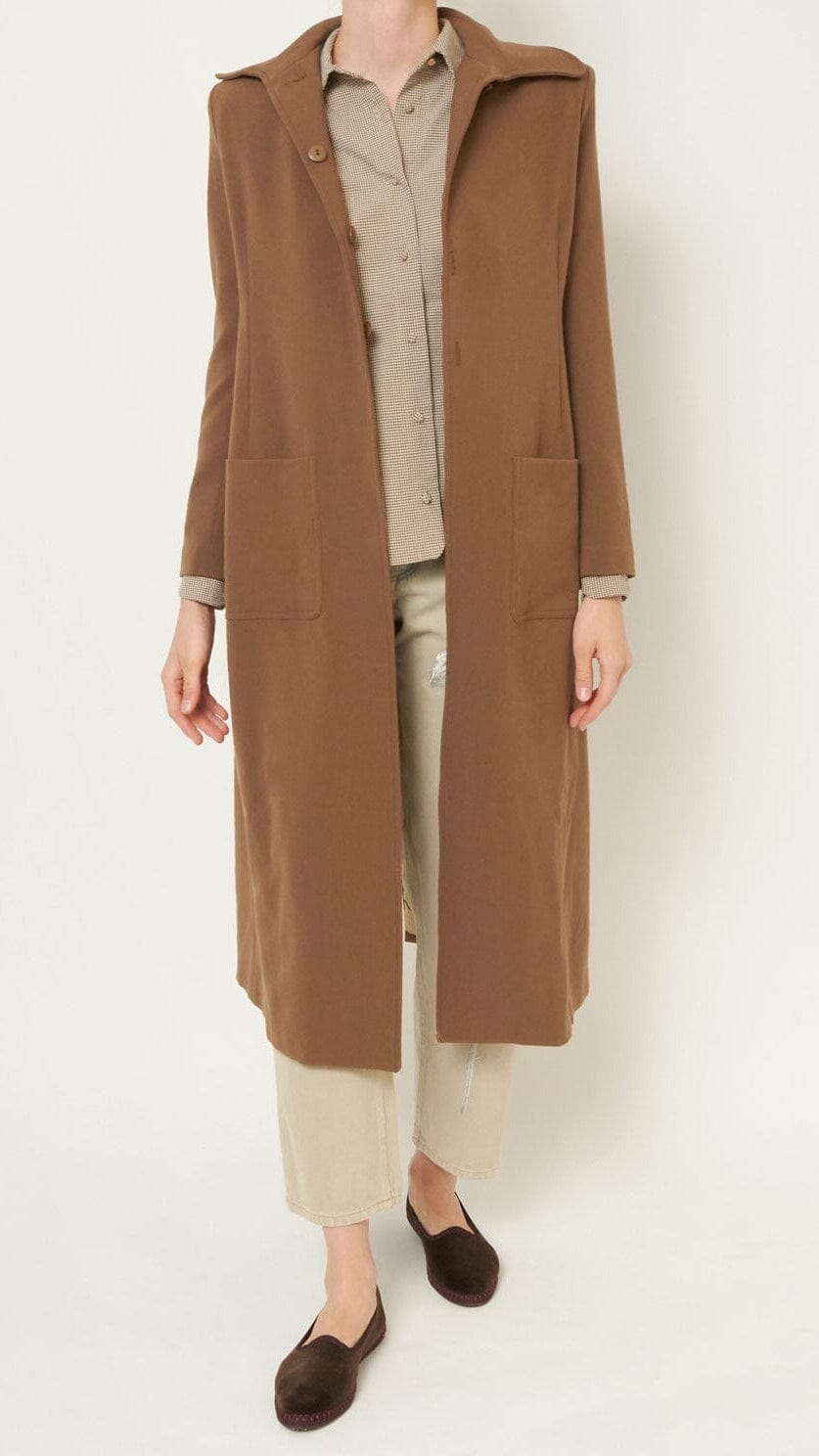 Abrigo Mariana Marrón Coats Julise Magon 