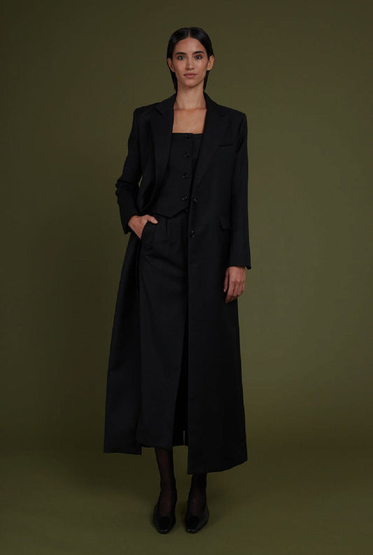 Abrigo negro Coats Bleis Madrid 