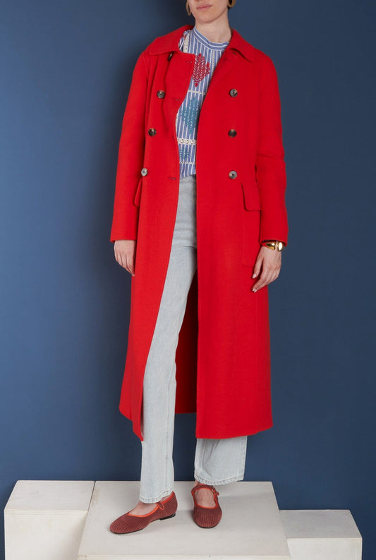 ABRIGO ROJO Coats Philippa 1970 