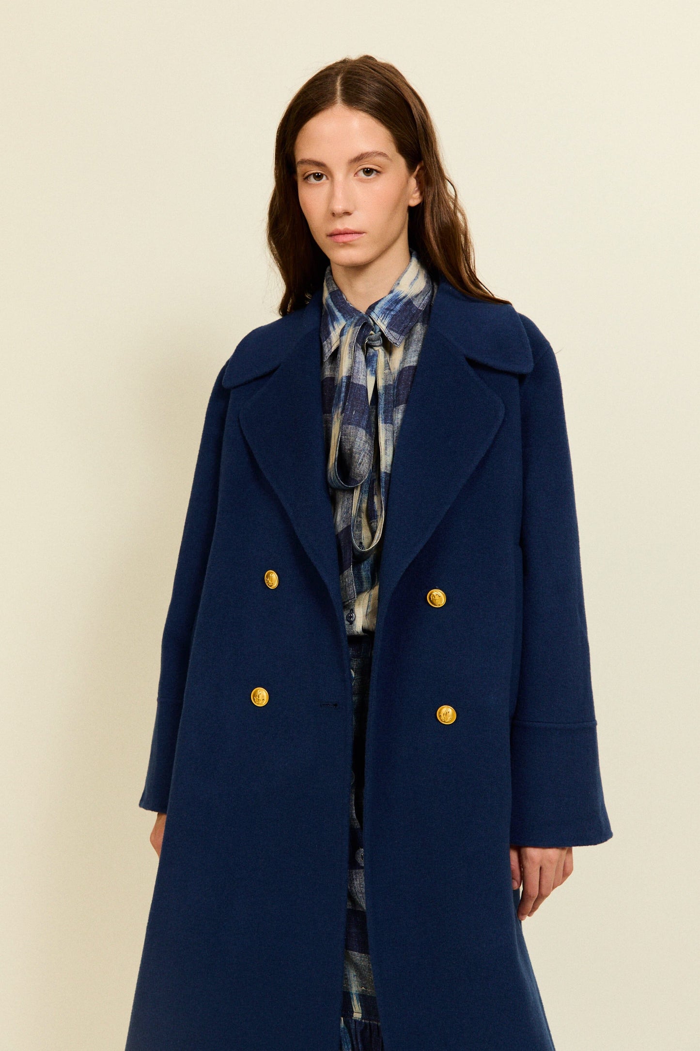 ABRIGO SAMANTHA AZUL Philippa 1970 