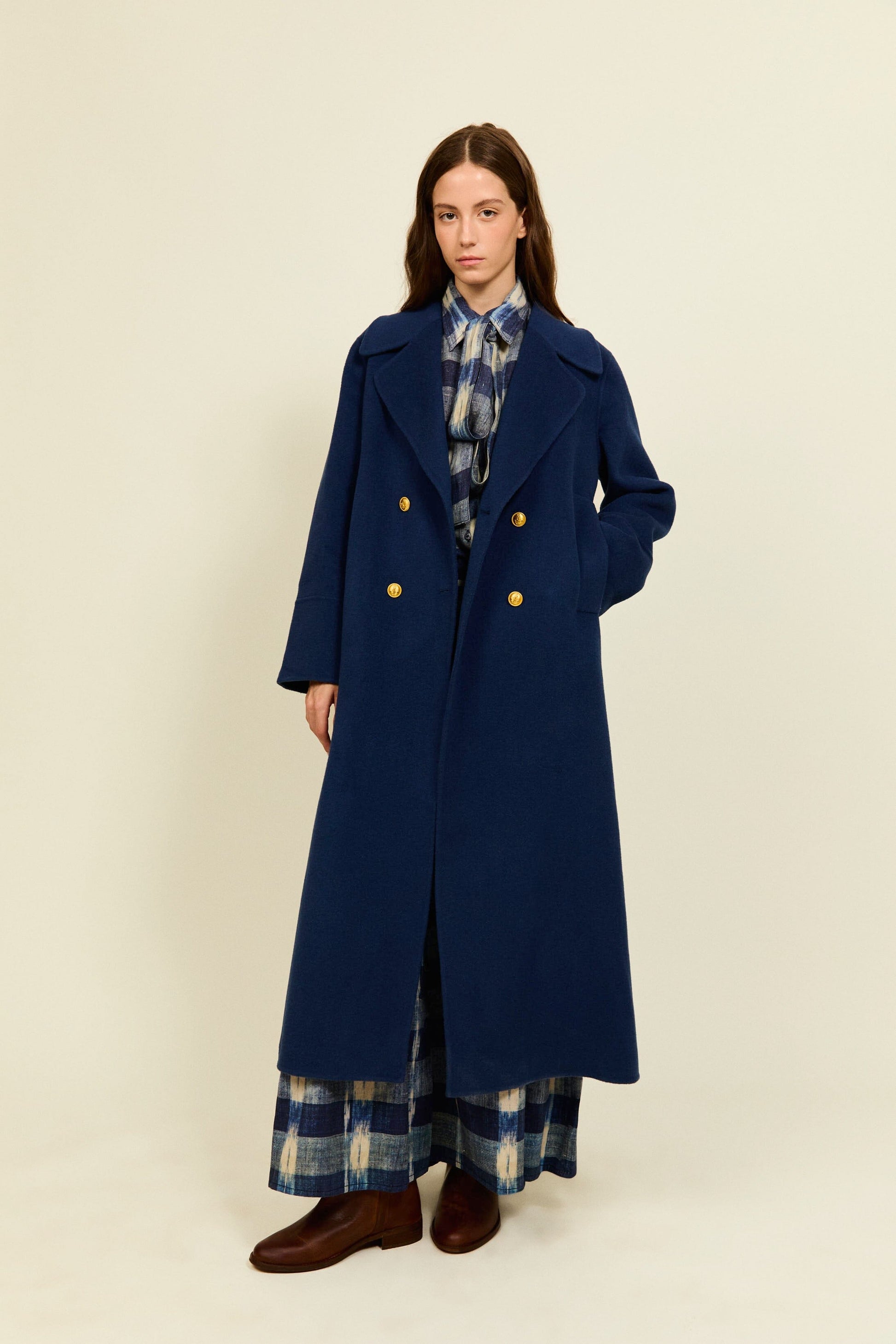 ABRIGO SAMANTHA AZUL Philippa 1970 