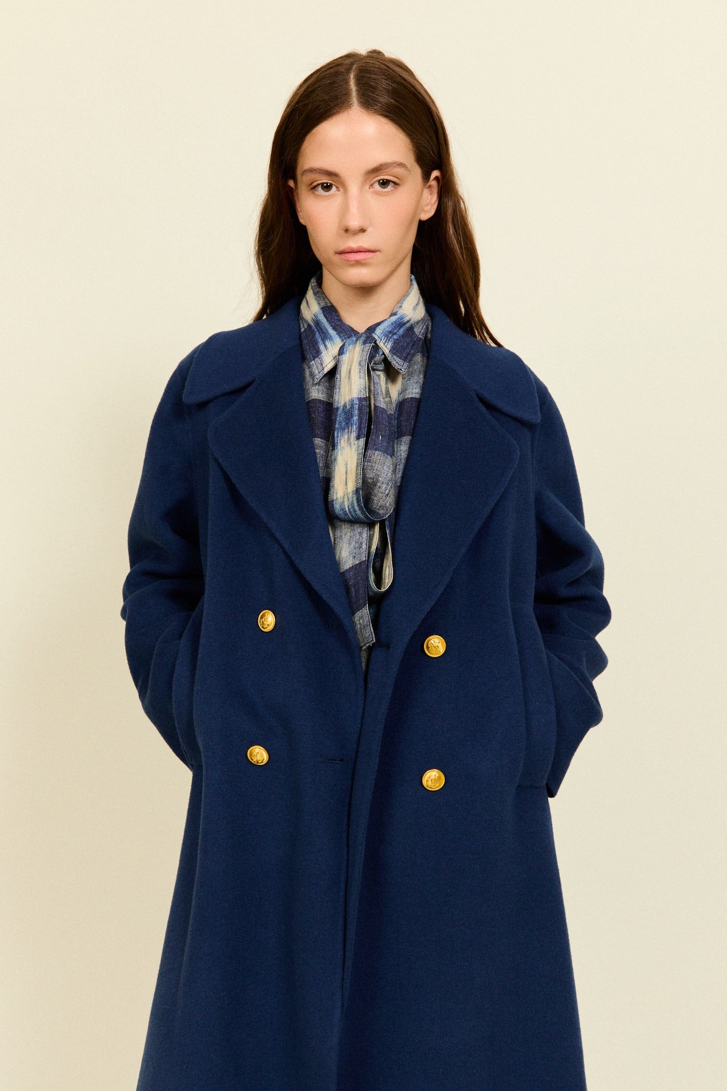 ABRIGO SAMANTHA AZUL Philippa 1970 