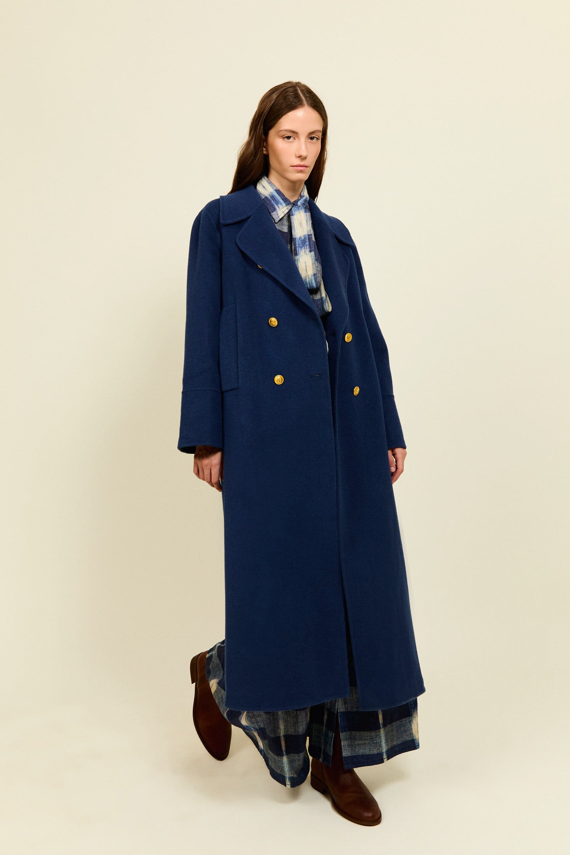 ABRIGO SAMANTHA AZUL Philippa 1970 