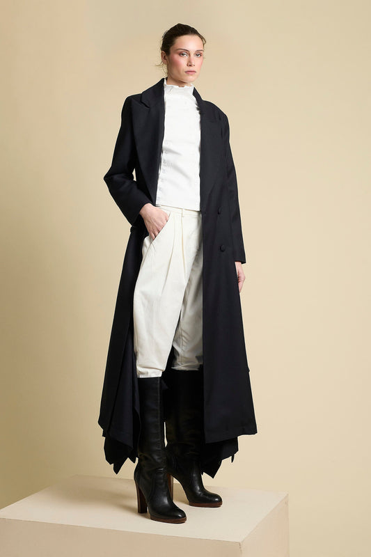 ABRIGO TAMA AZUL MARINO Coats Zaitegui Studio 