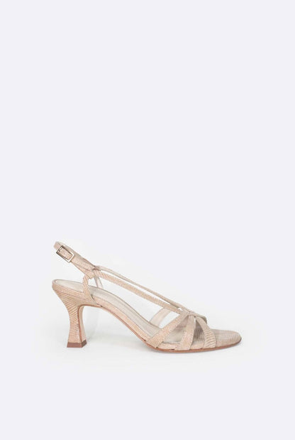 Adeline low electra beige Heels Mint and Rose 