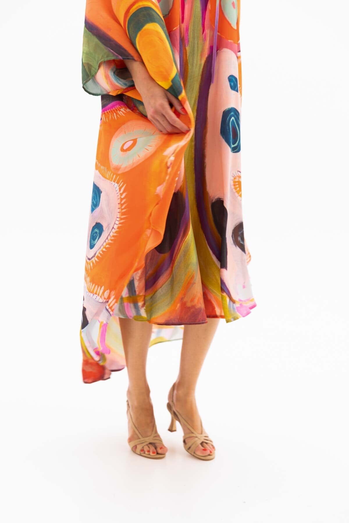 Adeline low electra beige Heels Mint and Rose 