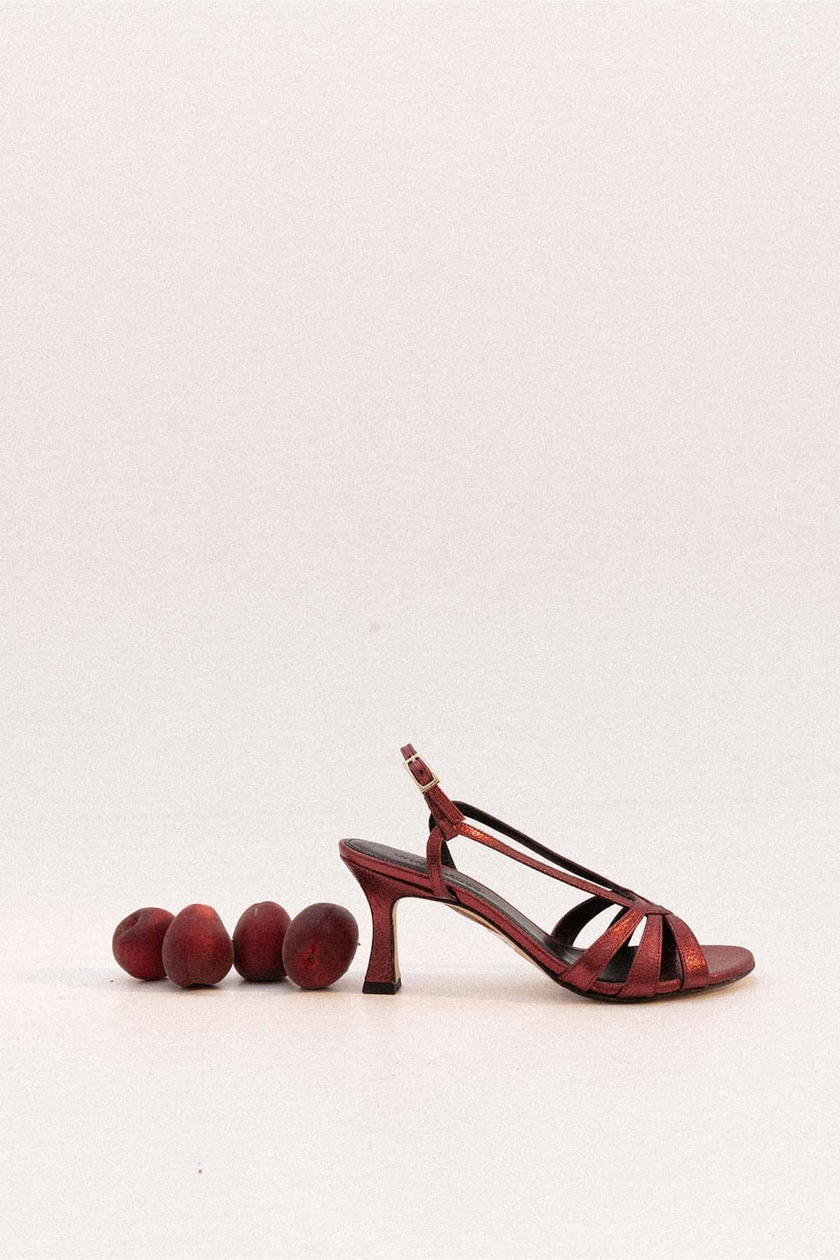 Adeline low silo Heels Mint and Rose 