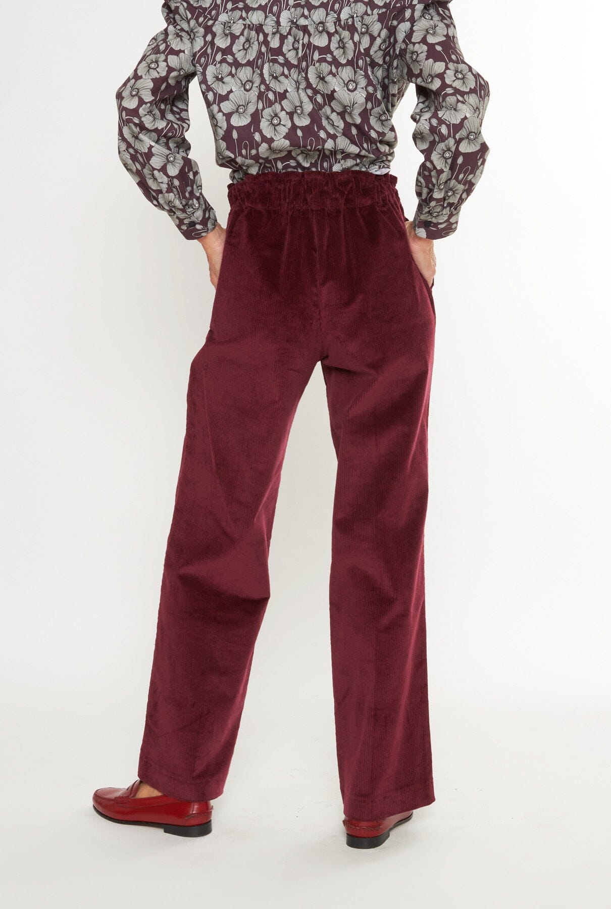 Ainhoa Burgundy Trousers Julise Magon 