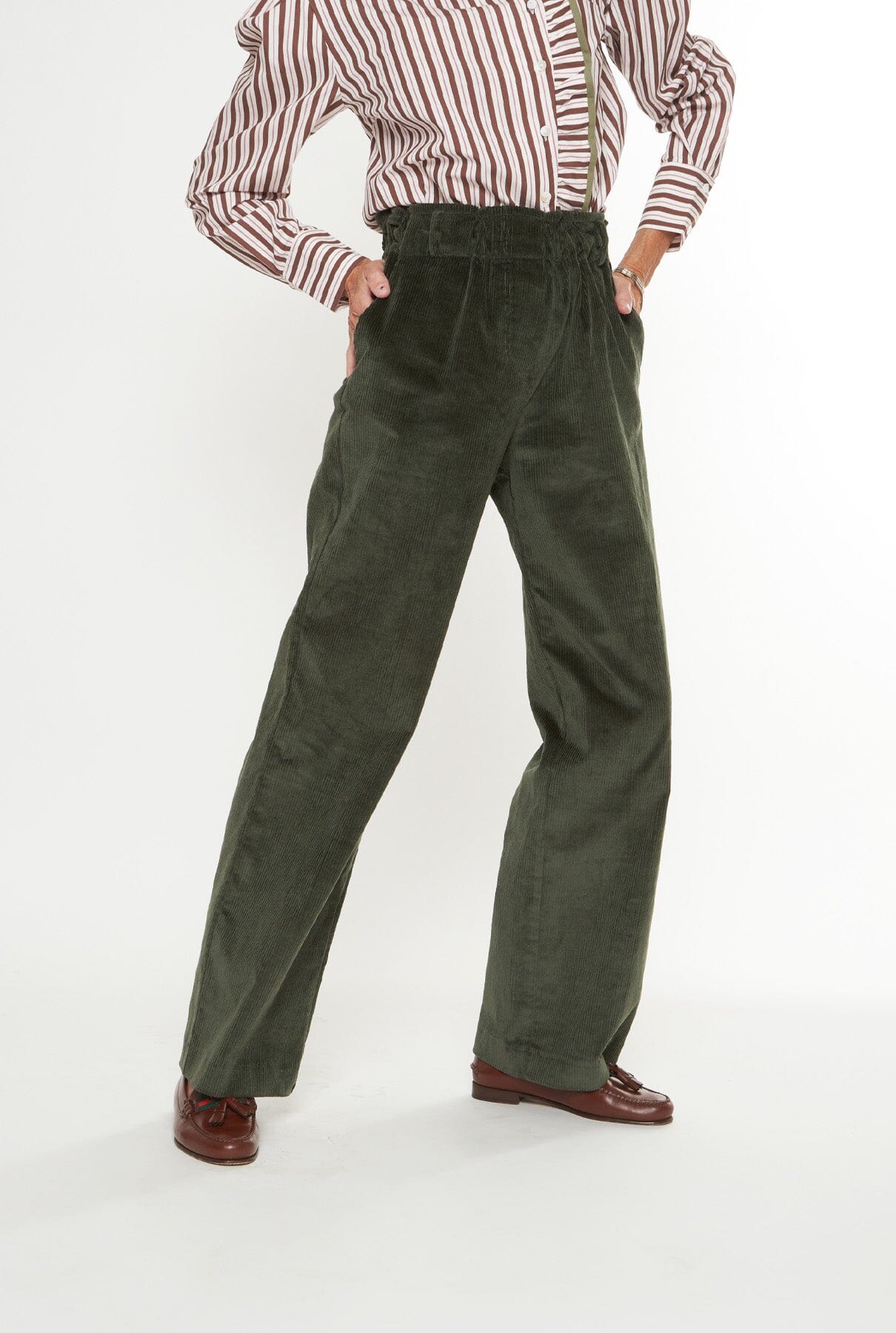 Ainhoa Green Trousers Julise Magon 